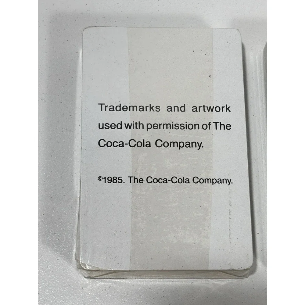 1985‎ The Cola Clan Coca Cola 2 Sealed Playing Card Decks NIB